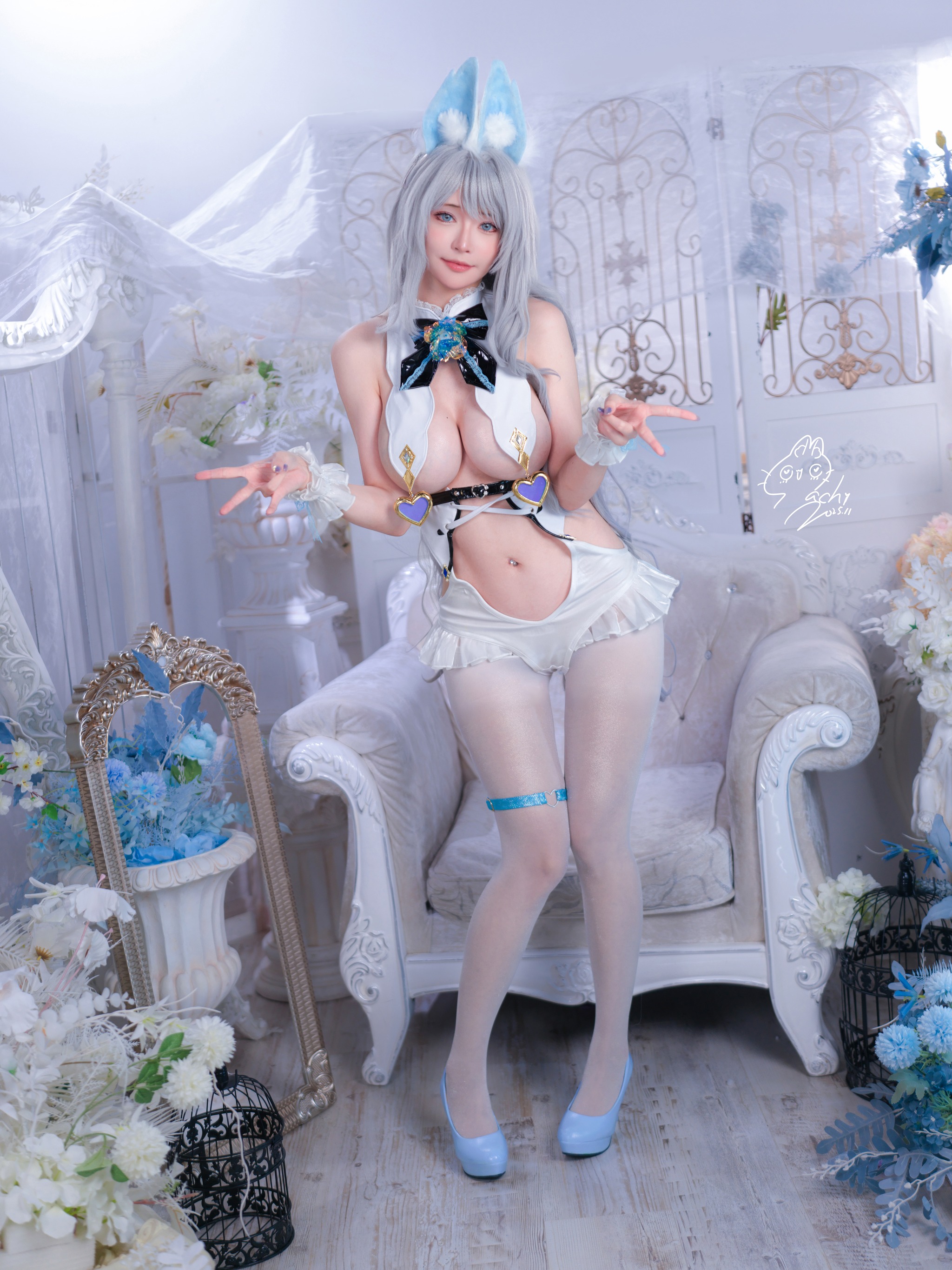 Machi馬吉 - NO.017 白兔Machi·完全版[91P]-XikXak